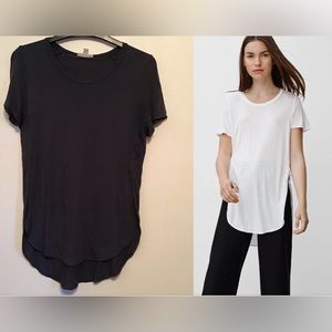 Aritzia - Wilfred Capucine Top Dark Grey